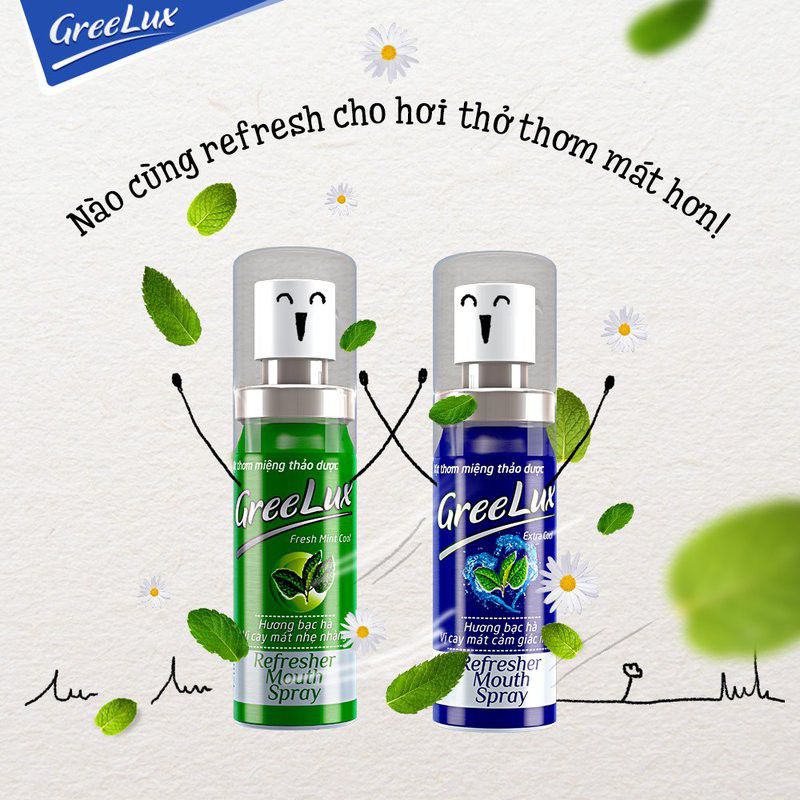 Xịt thơm miệng Greelux