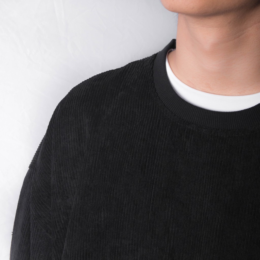 Áo FF OVERSIZE OVERSIZE CODUROY COFFEE SWEATER | BigBuy360 - bigbuy360.vn