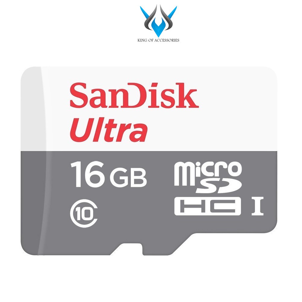 Thẻ nhớ MicroSDHC SanDisk Ultra 533X 16GB 80MB/s (Xám)