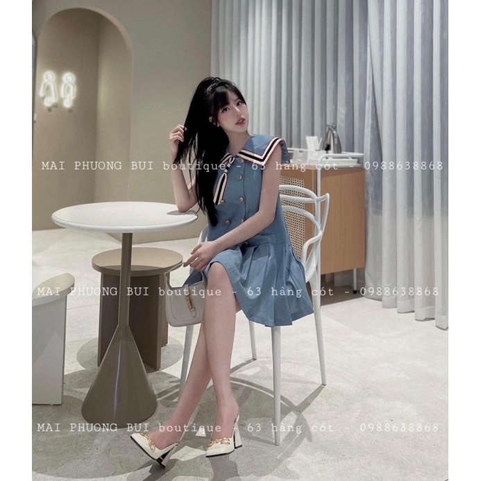 Váy Thô Viền Đuôi Cá 2 Màu Siêu Xinh