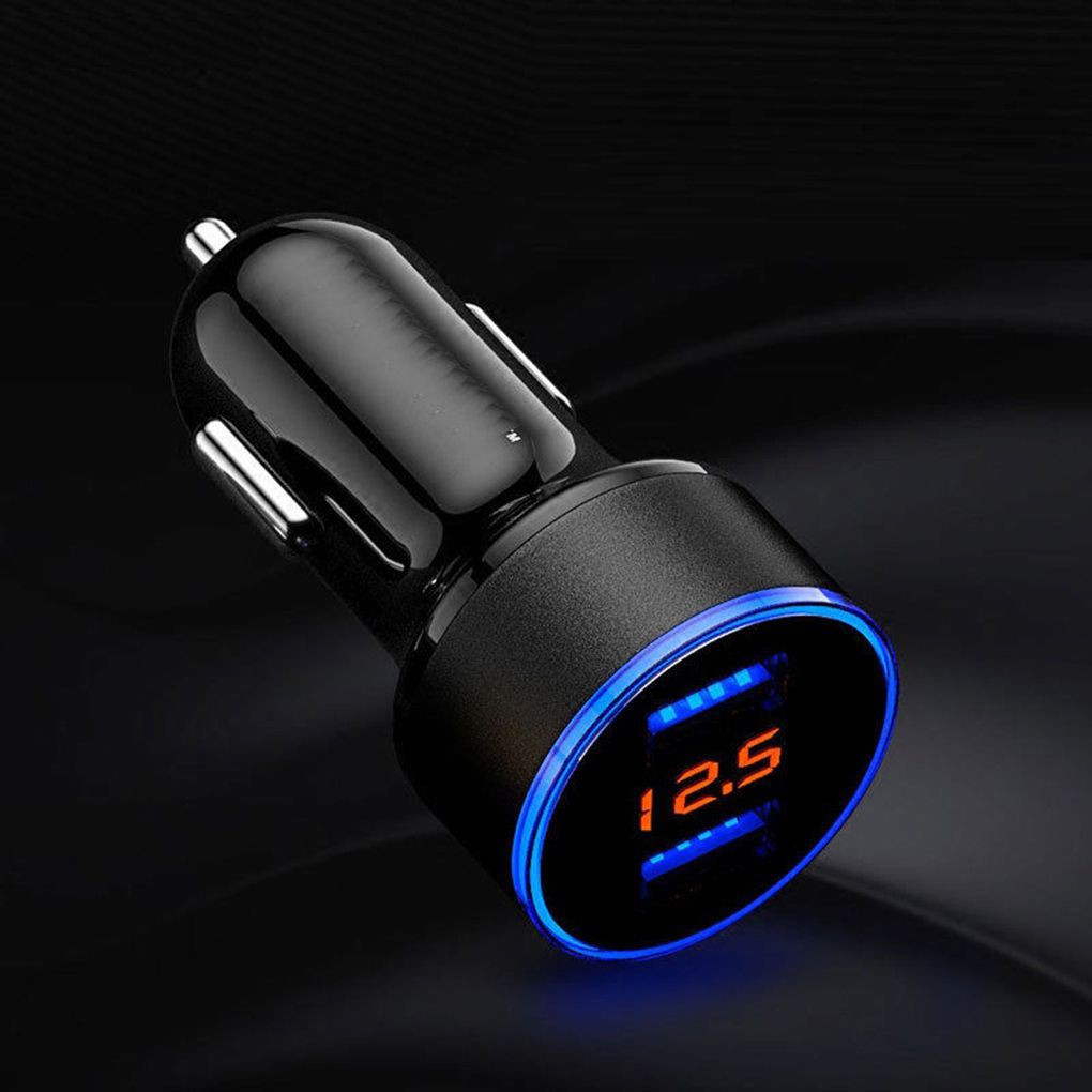 Tẩu sạc nhanh hai cổng cắm USB gắn bên trong xe hơi tiện dụng | BigBuy360 - bigbuy360.vn