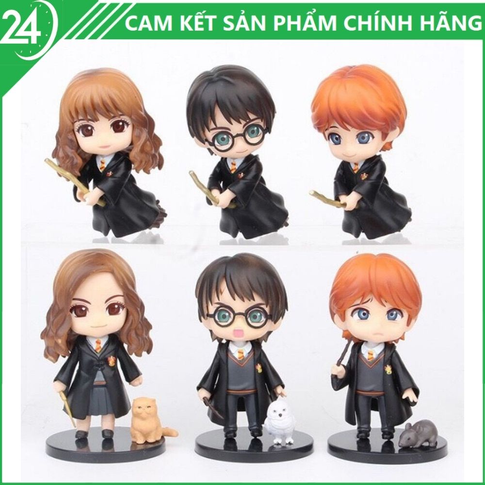 Bộ sưu tập để bàn 6 nhân vật Harry Potter phong cách Chibi siêu đáng yêu