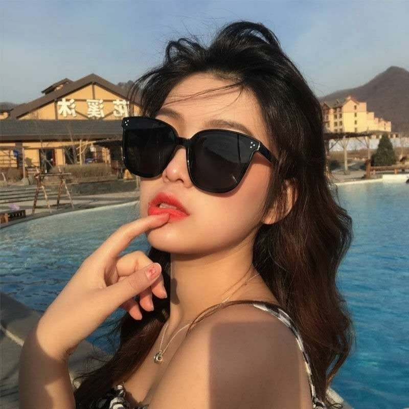 New Korean version women's sunglasses / same style net red / school driving sunglasses / UV-resistant sunglasses / female sunglasses