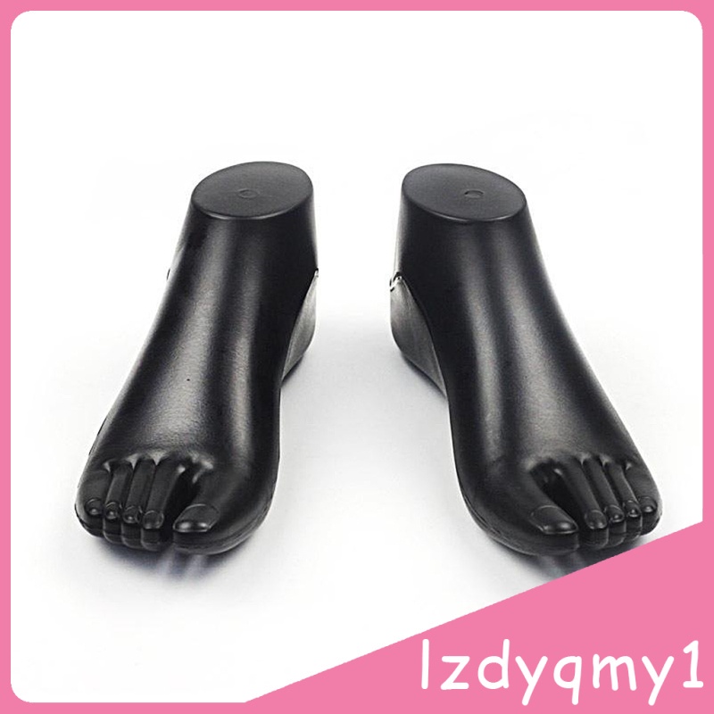 Pretty  1 Pair Female Model Feet Mannequin Foot Thong Sandal Shoes Sock Display Holder