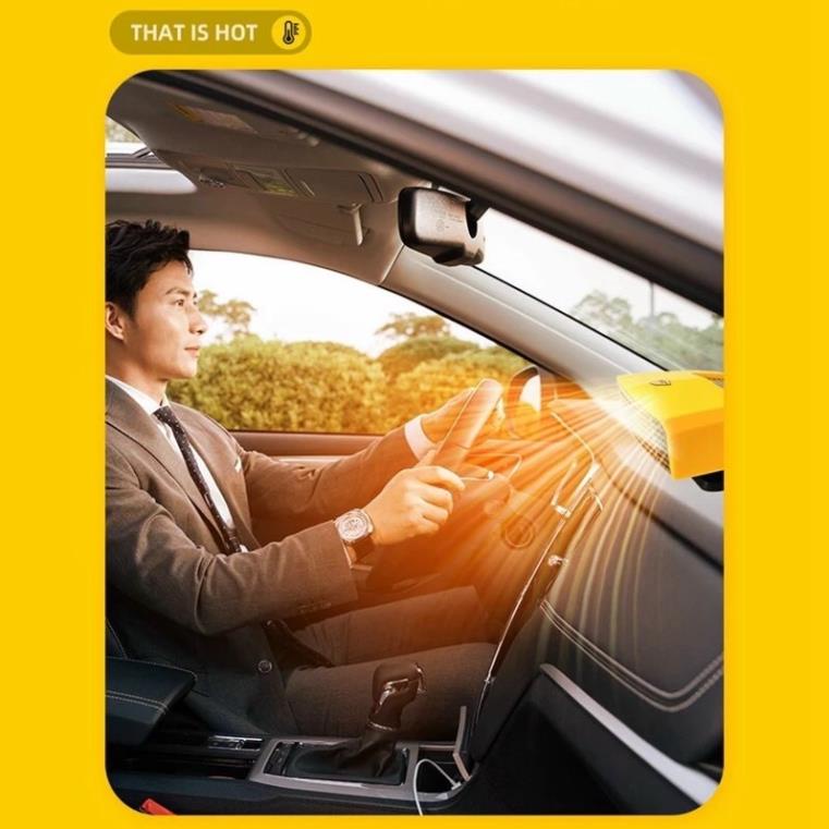 Quạt sưởi trên xe ô tô, ngăn sương mù đọng trên kính.
