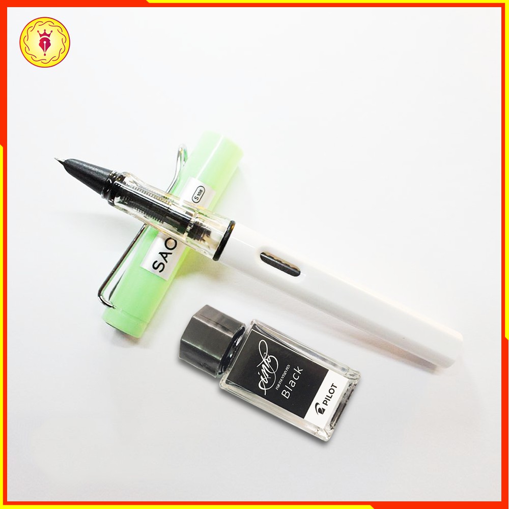 Combo Bút Mực Sao Kim S108,Mực Nhật Ink Pilot 15ml,Penpro