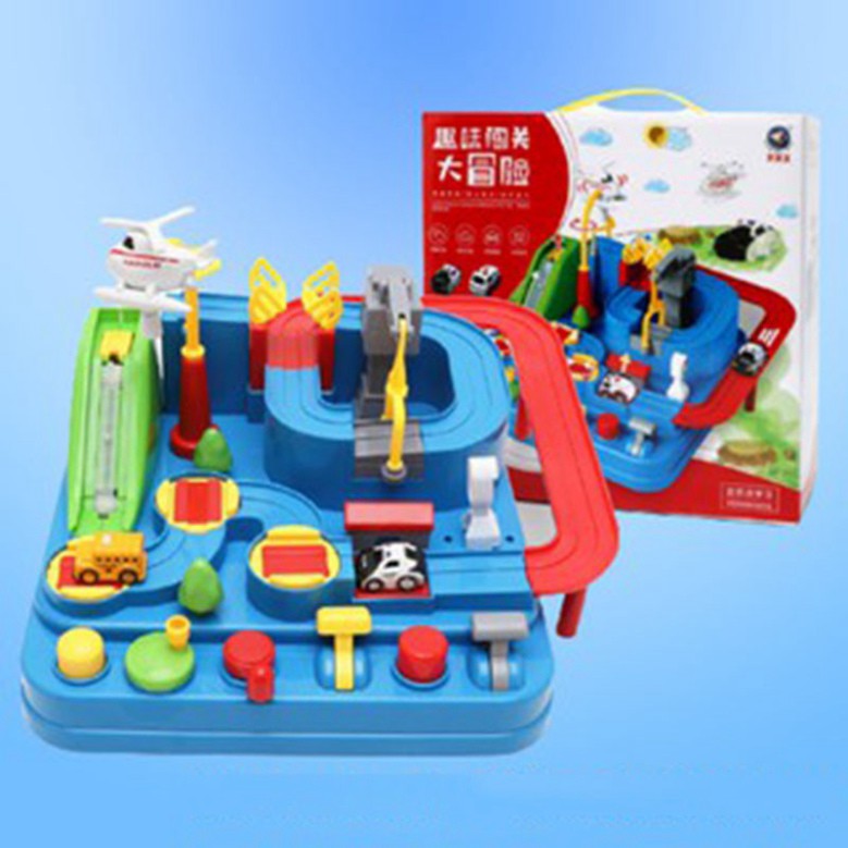 [Khuyến Mại Lớn] Đồ Chơi Xếp Mô Hình, Lắp Ráp, Lắp Ghép Đường Đua Ô Tô Phiêu Lưu Cho Bé Trai, Gái, Đồ Chơi Trẻ Em