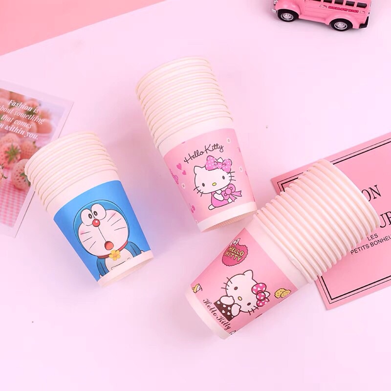 Cốc giấy Doraemon dùng một lần cốc Doraemon