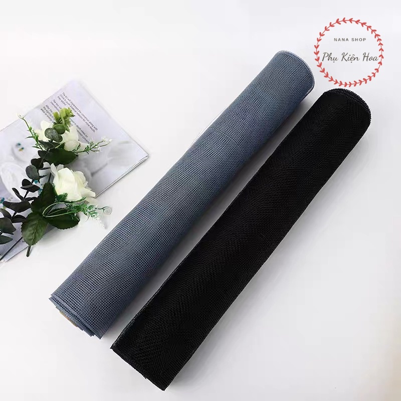 [Cuộn 50cm*9.1m] Lưới Thô Cứng Gói Hoa, Sang Trọng - Sắc Nét, Hàng Loại 1