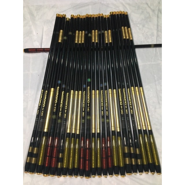 cần câu tay dài 6m3 _ 5H tải cá 9kg shimano tặng kèm  chì + khoá linh + ốp cần + lưỡi câu đơn + phao hàng y hình