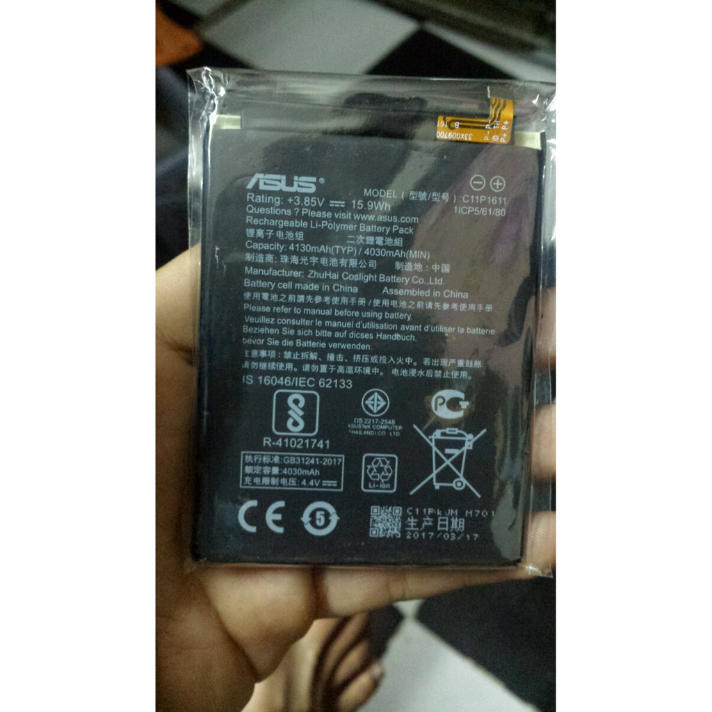 Pin Asus Zenfone 3 Max 5.2 ZC520TL, X008D dung lượng 4100mAh bh 6 tháng