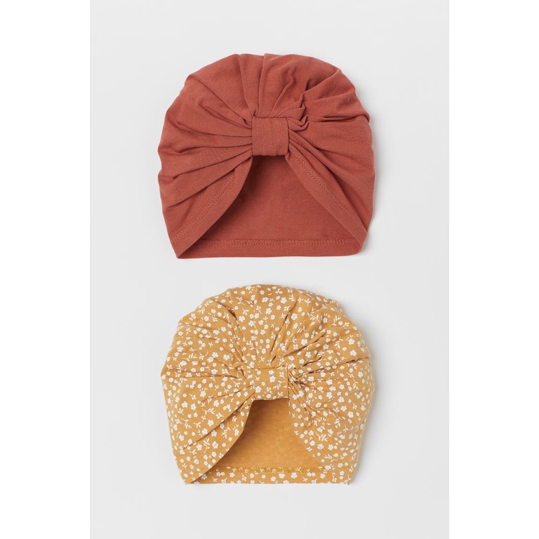 [H&amp;M AUTH] Set turban mũ cho bé gái HM Auth săn sale