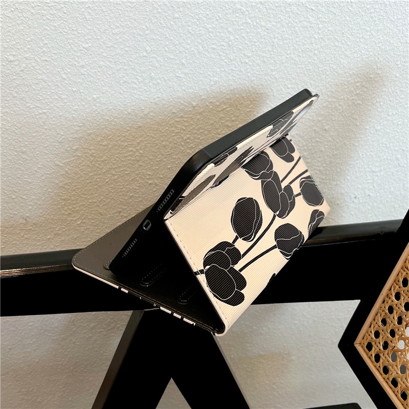 Ốp Máy Tính Bảng Da PU Có Đế Cho iPad Mini /Air 1 2/Pro 9.7/4th 5th 6th 2017 2018/7th 8th 9th Gen 2019 2020 2021