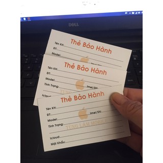 Combo 500 Card visit, thẻ tich điểm, thẻ bảo hành