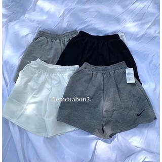 SIÊU HOT] Quần Đùi Thể Thao Nữ Thêu Phẩy 🌸Short Thun Ngắn Dáng Rộng Cạp Chun, Sooc Mặc Nhà Phong Cách Hàn Quốc