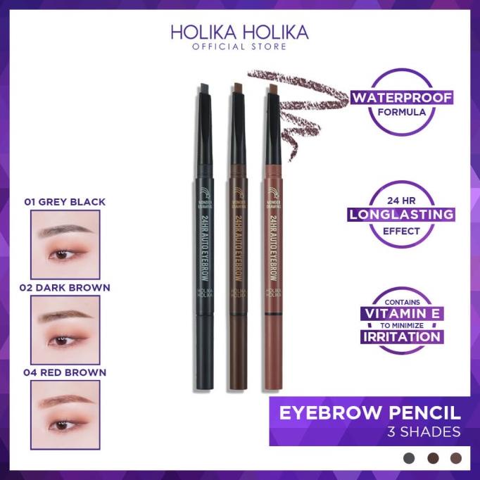 HOLIKA HOLIKA Bút kẻ lông mày Holika Holica Wonder 24hr 04 đỏ nâu - 5414