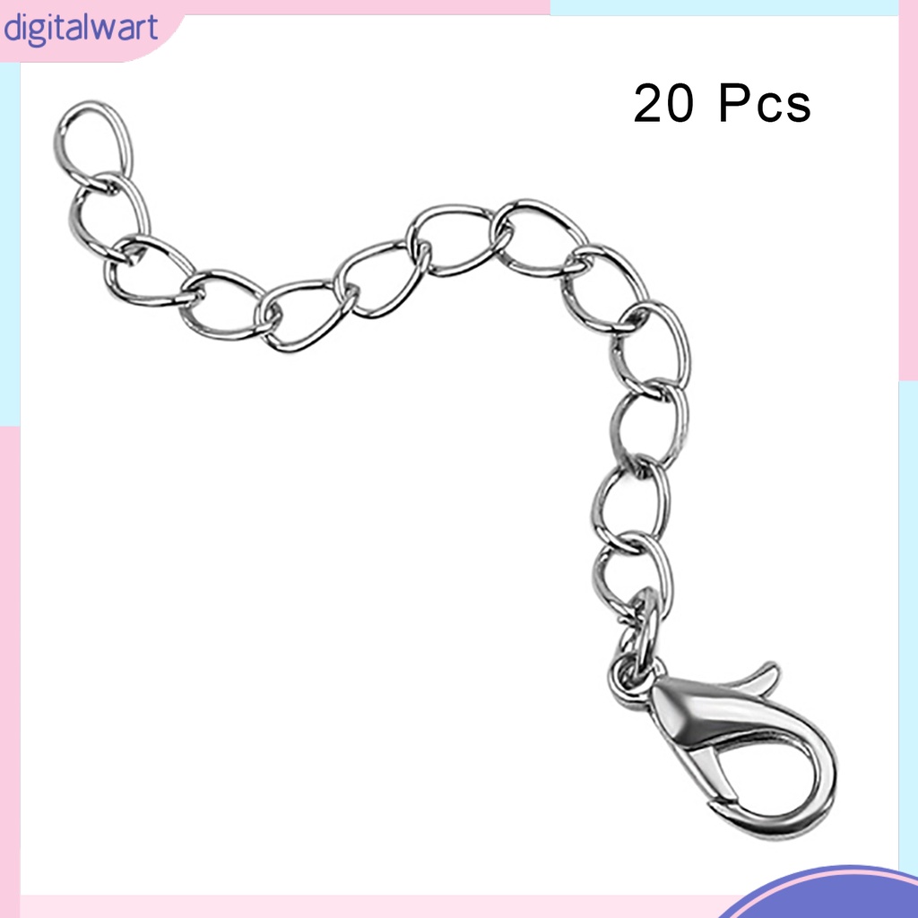 Set 20 Dây Kim Loại Mạ Bạc Dùng Làm Đồ Trang Sức Thủ Công