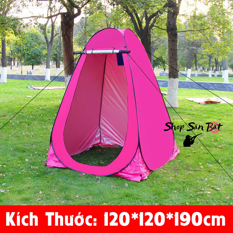 Lều thay đồ cắm trại tự bung, lều vệ sinh dã ngoại kín đáo bền đẹp dùng cho du lịch dã ngoại cắm trại tiện lợi - DCP15