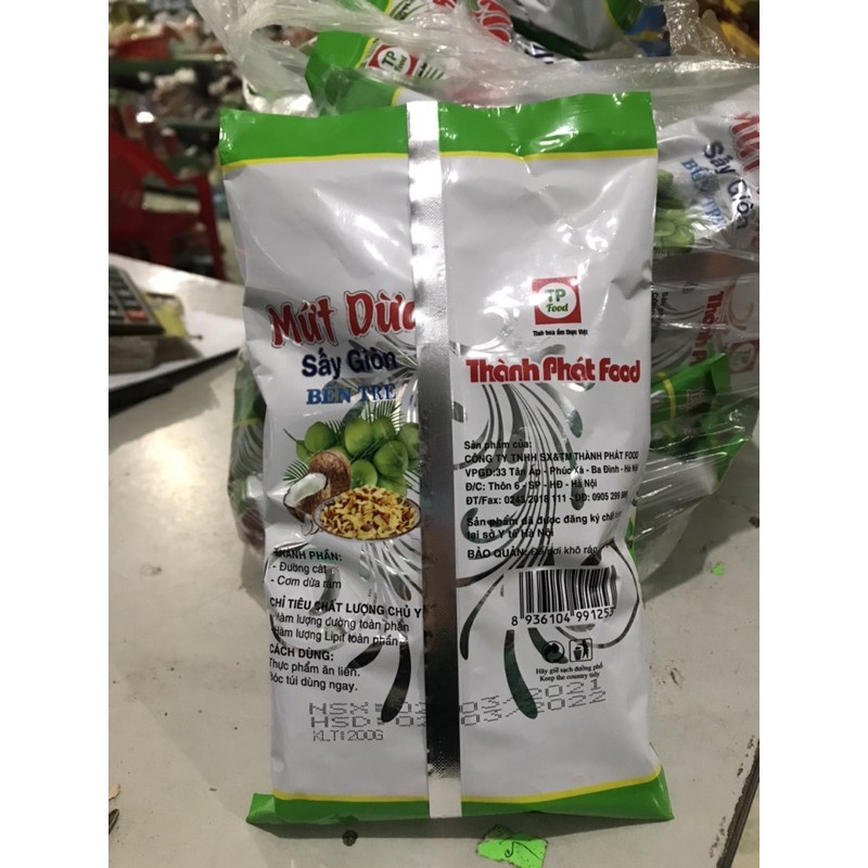 Mứt Dừa Sấy Giòn Thành Phát Food