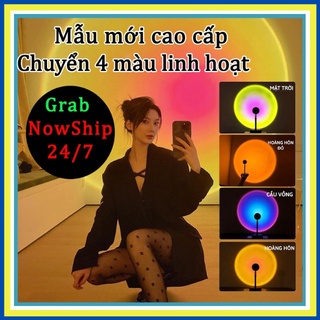 Đèn Hoàng Hôn 4 Màu livestream Chuyển Màu Đèn Led Trang Trí Quay Tik Tok Hot Nhất Hiện Nay LED Sunset