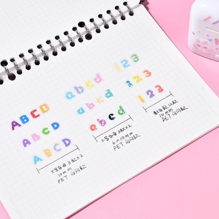 Set 2 Tấm Sticker Alphabet Number
