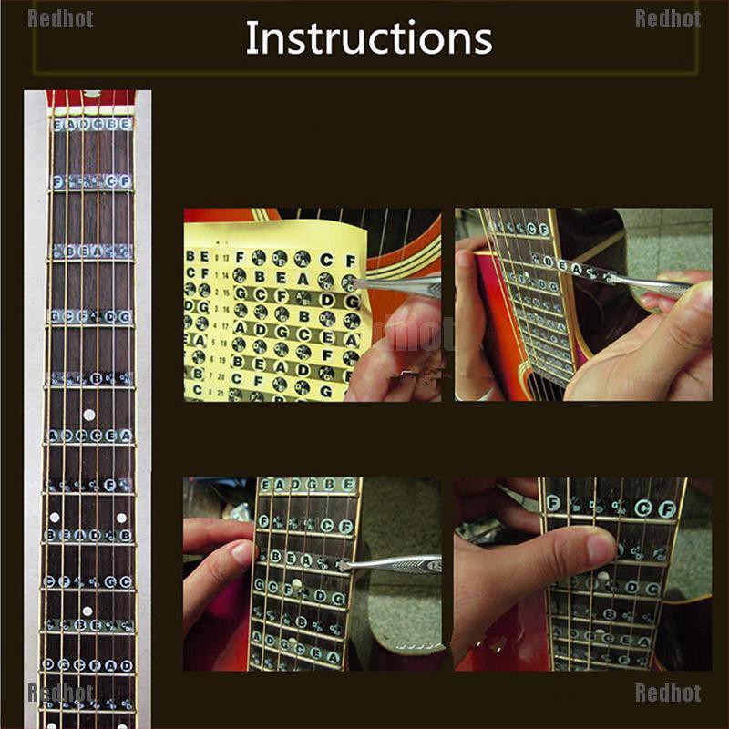 Miếng Dán Chìa Khóa Đàn Guitar Cho Người Mới Bắt Đầu