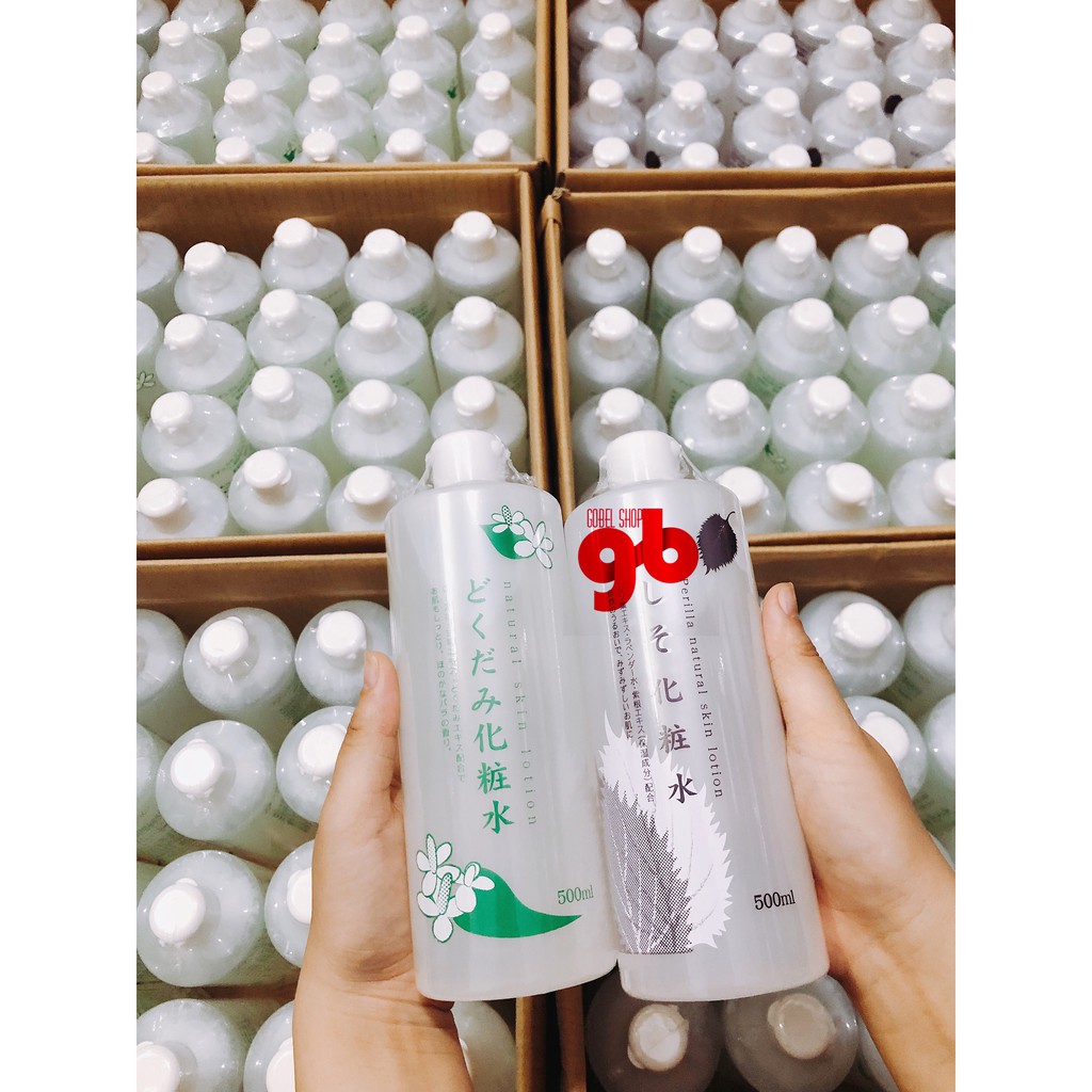 NƯỚC HOA HỒNG LÀM TRẮNG DA, GIẢM MỤN TÍA TÔ DOKUDAMI CHINOSHIO 500ML NHẬT BẢN | BigBuy360 - bigbuy360.vn