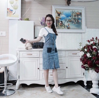 Set yếm jeans 