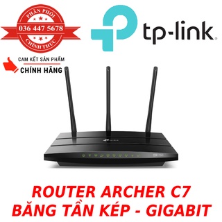 Router Gigabit Wi-Fi Băng Tần Kép AC1750 Archer C7 - Hàng Chính Hãng