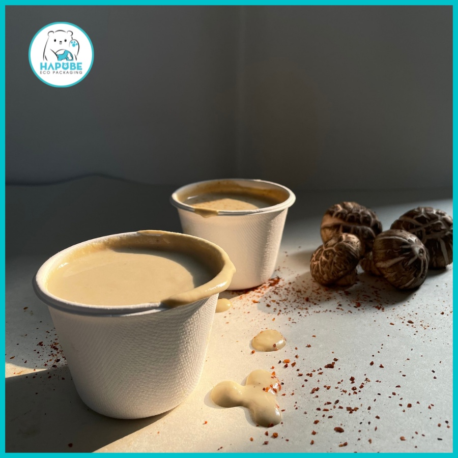 Combo 100 hũ bã mía 140ml, 4oz đựng sốt, trân châu....mang đi