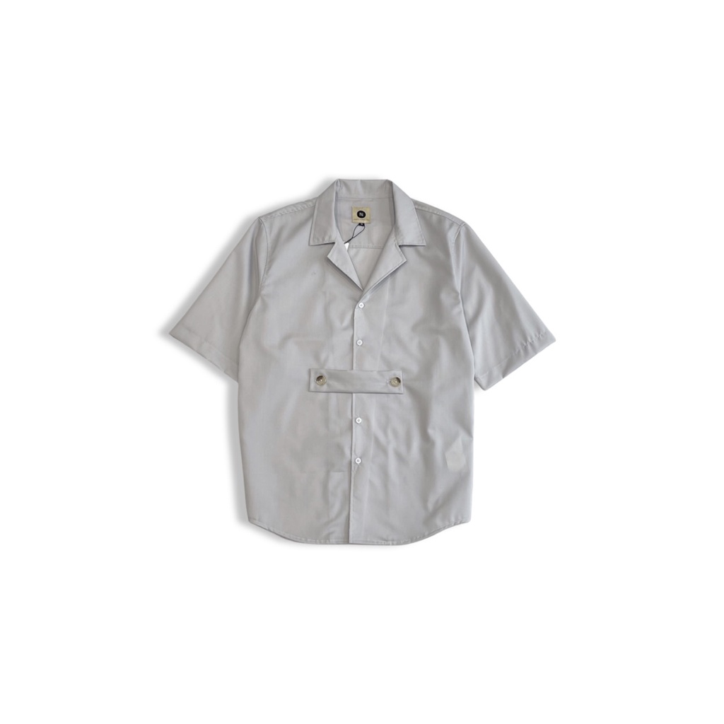Áo sơ mi nam ngắn tay NINETY NINETY ONE Classic Grey