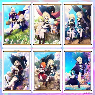 Poster Vải Anime Slime Taoshite 300-nen, Shiranai Uchi ni Level Max ni Nattemashita