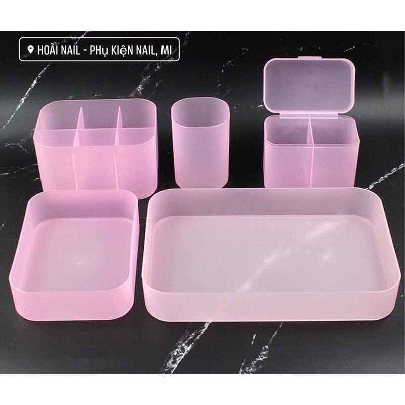 set dụng cụ 5 món bày bàn nail chuyên nghiệp