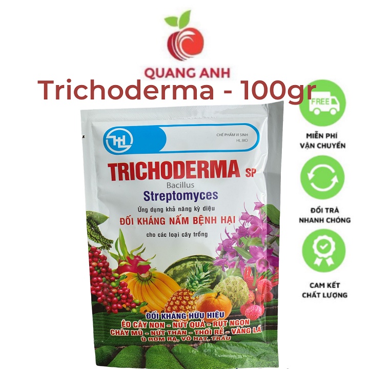 Nấm Đối Kháng Trichoderma SP Bacillus - Streptomyces - 100Gr