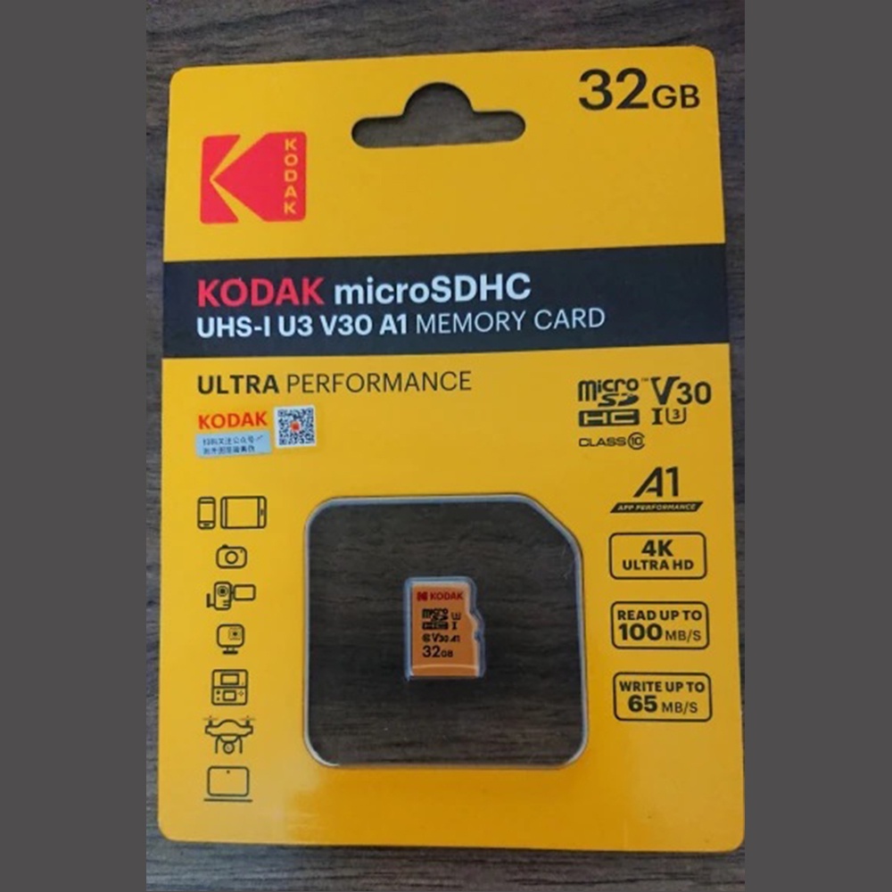 Thẻ nhớ Kodak 32GB chuyên dụng cho camera hành trình