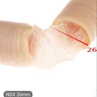 Vỏ collagen size 26ndx làm xúc xích, lạp xưởng, trứng gà nướng - Vỏ bọc xúc xích hiệu Viscofan