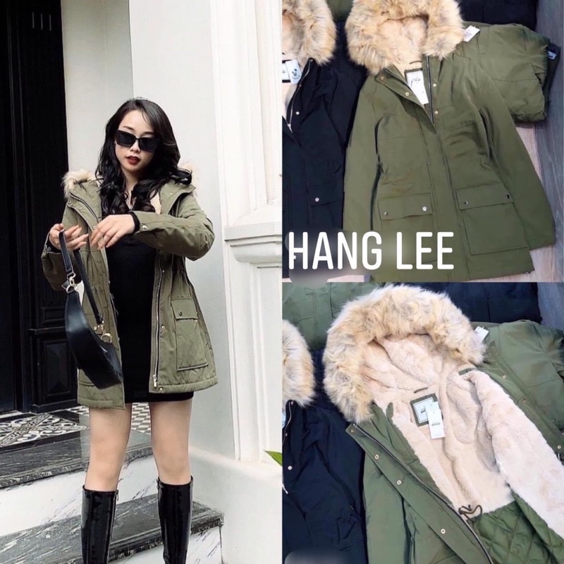 ( SẴN ) ÁO KHOÁC PARKA XUẤT UK DƯ XỊN Pink House
