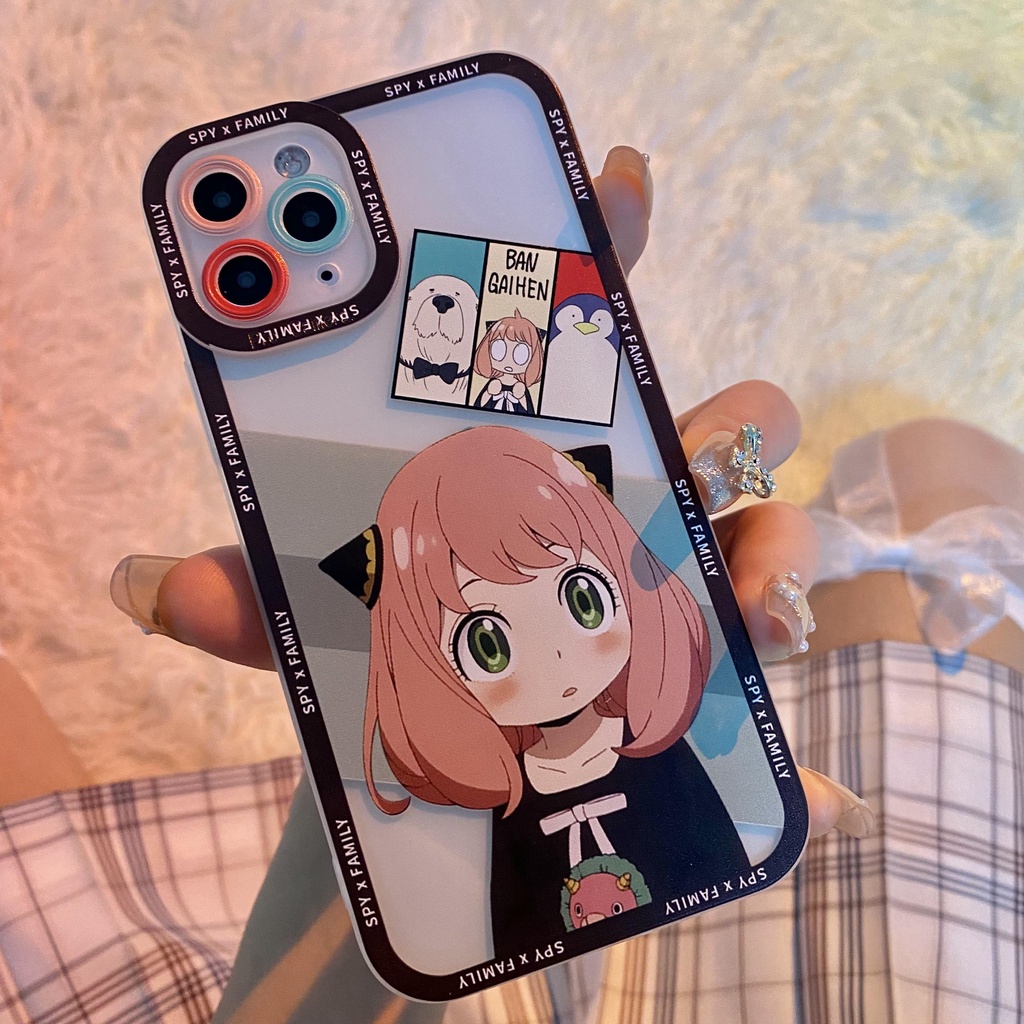 SPY×FAMILY Anya Forger Ốp Điện Thoại Mềm Họa Tiết Mắt Thiên Thần Cho iphone 14 MAX 11 13PRO 12MINI 7 8PLUS XS MAX 6SPLUS XR XS X SE2020 6