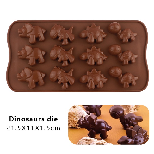 Khuôn silicon 3D chống dính làm sô cô la/ kẹo hoặc trang trí cho bánh