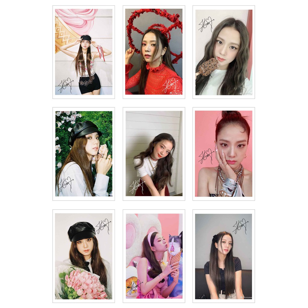 [Ép Lụa] Lomo Card Ảnh JISOO BLACKPINK có chữ ký ( 54 ảnh)