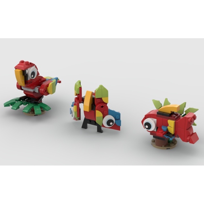 Lego HaHa - Lego Creator - Polybag - Chú Vẹt Đáng Yêu - 30581