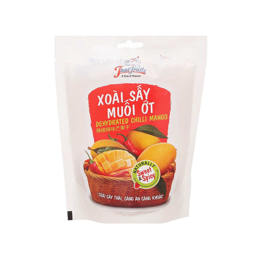 Xoài sấy muối ớt Thaifruitz gói 100g