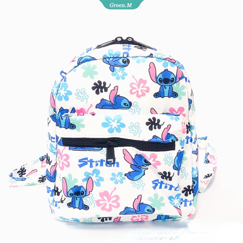 Ba Lô Mini Chống Nước Sức Chứa Lớn Hình Stitch Hoạt Hình Disney Dễ Thương Cho Trẻ Em [GM]