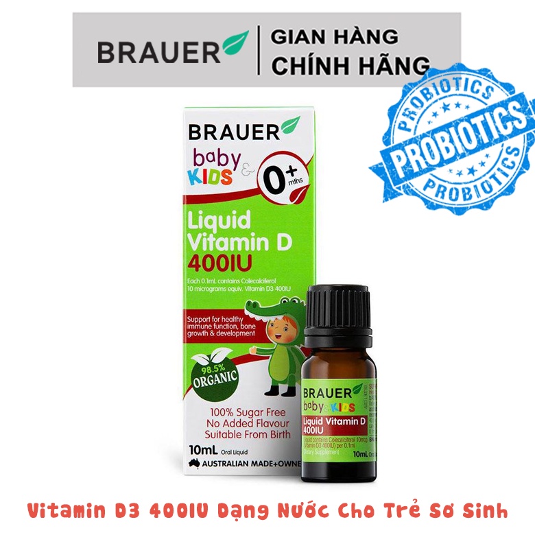 Brauer vitamin D D3 cho bé và cả người lớn