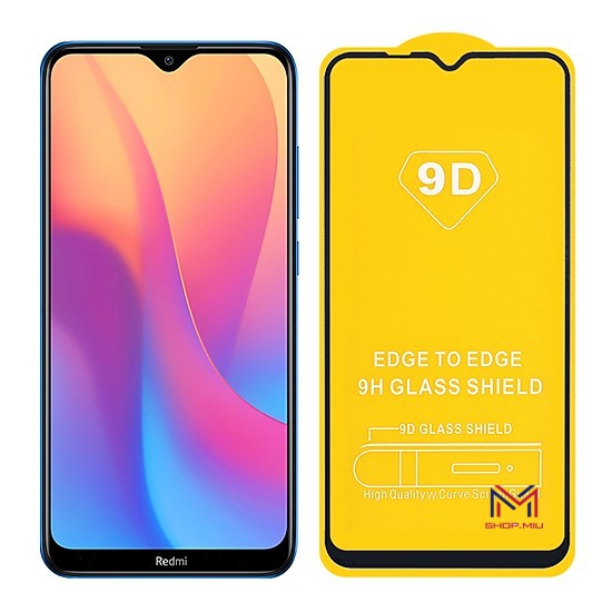 Cường lực full màn 9D Xiaomi Redmi 8  Redmi 8A full keo thế hệ mới