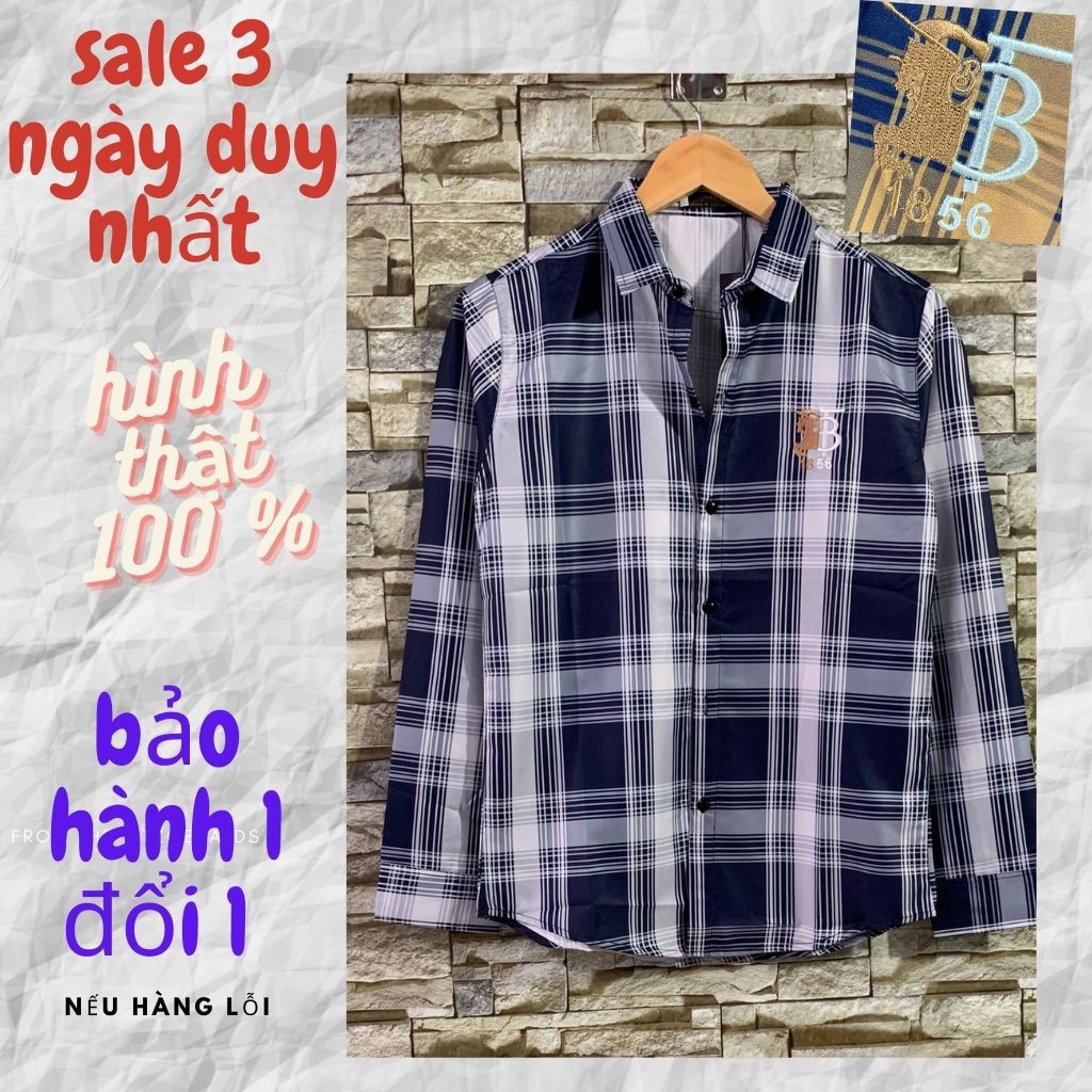 Áo Sơ Mi Nam Sọc Caro Vuông DTXM1990 Mặc Công Sở Đi Chơi Đều Đẹp (hình Thật) | BigBuy360 - bigbuy360.vn