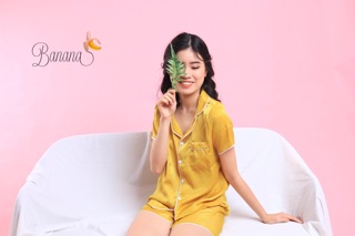 [SLAE] Pijama lụa nhung Thái quần sooc