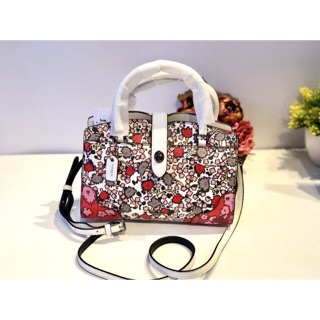 🆘rẻ vô địch🆘túi coach hoạ tiết mercer satchel