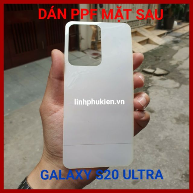 Dán mặt sau PPF cho Samsung Galaxy S20 Ultra