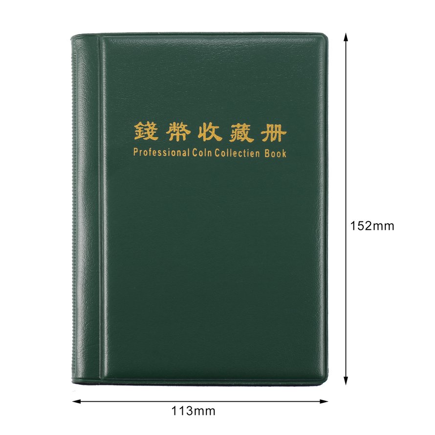 Sách sưu tập tiền xu chuyên nghiệp Album ảnh lưu niệm 120 người giữ tiền xu chuyên nghiệp